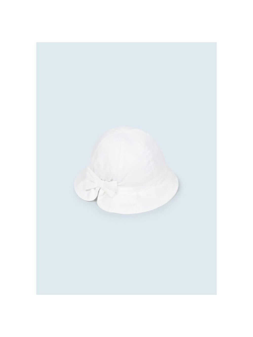 Size 44 cm Baby Hat Mayoral Kids White Hat with Chic Bow